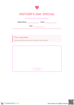 Mother's Day Writing Worksheet | Grade 2-3 Essential