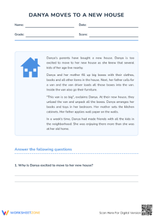 Essential Reading Comprehension Worksheet | Grade 3 ELA