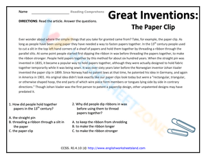 Learn with this Informational Text Worksheet