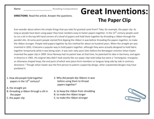 Learn with this Informational Text Worksheet