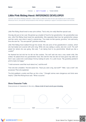 RL.9-10.1 Worksheet: Essential Inference Skills — Grade 9-10