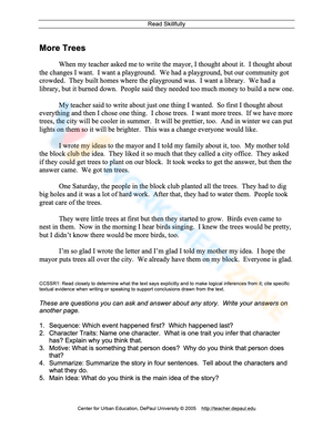 close reading passages 7