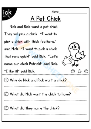 kindergarten reading 5