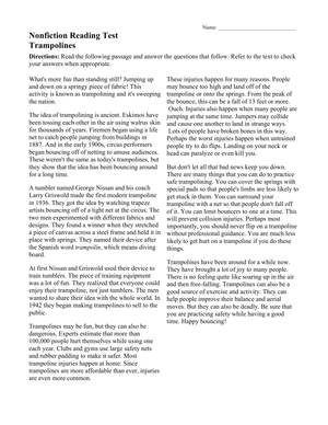 Grade 6 Reading Comprehension | Printable ELA Worksheet