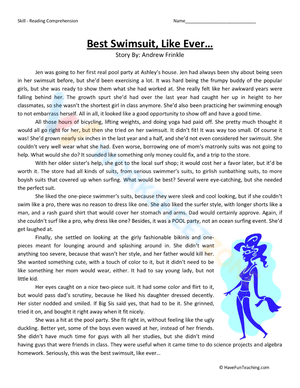 Grade 8 8th Grade Reading Worksheets 2024