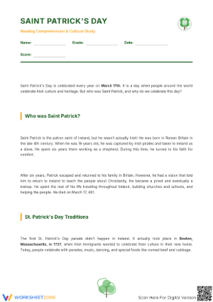 Essential St. Patrick's Day Reading | Grades 6-8