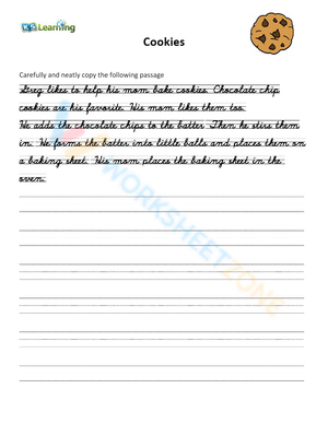 Cursive Paragraph Practice | Grade 4-5 Printable