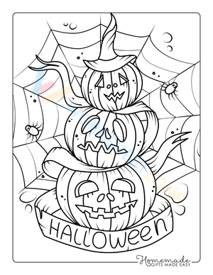 Get Festive with this Halloween Pumpkin Coloring Page