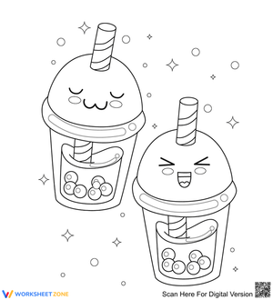 Cute bubble tea