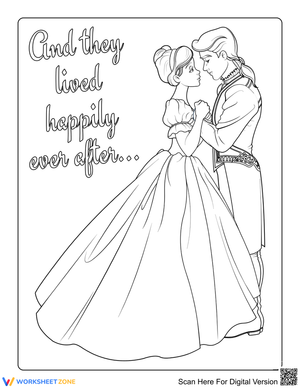 Cinderella princess and charming prince