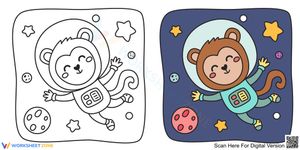 Monkey astronaut