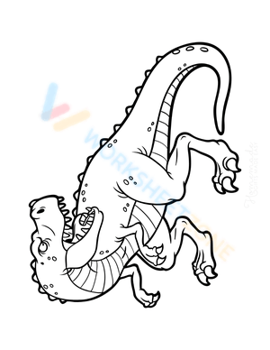 Angry dinosaur