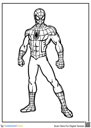 Spider-Man Coloring Page: The Amazing Spider-Man