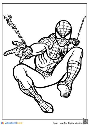 Spider-Man Coloring Page 