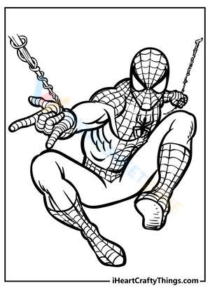 Spider-Man Coloring Page 