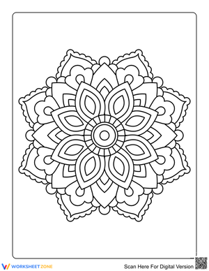 Mandala coloring