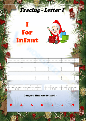 I is for Infant: A Fun Learning Worksheet