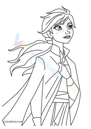 Beautiful princess Anna