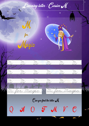 M is for Magic: A Fun Letter Worksheet