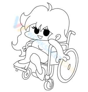 Friday Night Funkin' Character Coloring Page