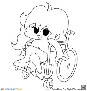Friday Night Funkin' Character Coloring Page