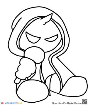  Cool Dude Coloring Page | Hoodie and Headphones