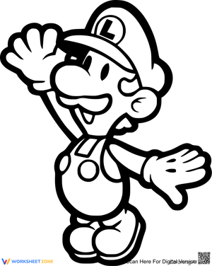 Waving Luigi