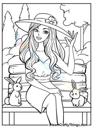 Barbie in the park