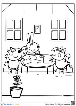 Peppa and friends