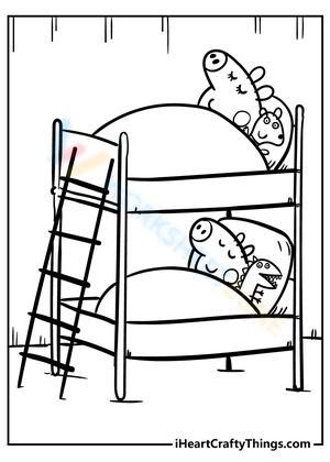 Peppa Pig and George