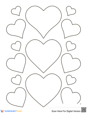 Heart Coloring Page | Essential Kindergarten Printable