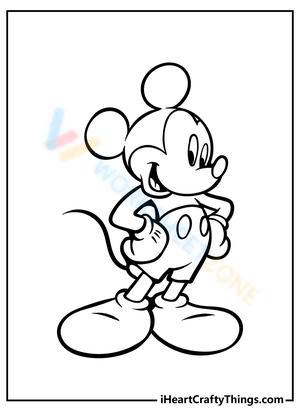 Enjoying Mickey Mouse