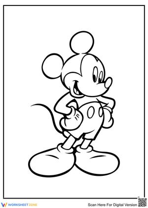 Enjoying Mickey Mouse