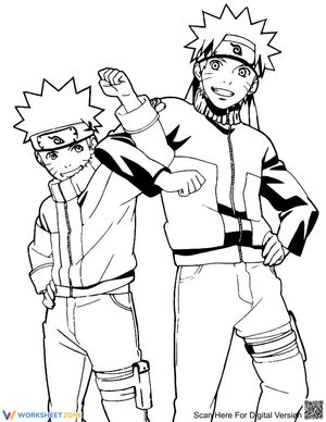 Naruto and Friends Coloring Page | Essential Printable