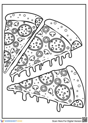 Slices of pizza