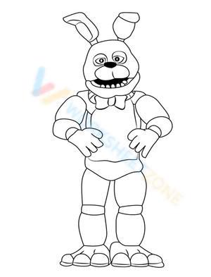 Five Nights at Freddy's Coloring Page