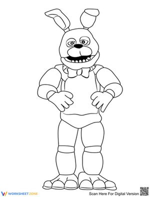 Five Nights at Freddy's Coloring Page