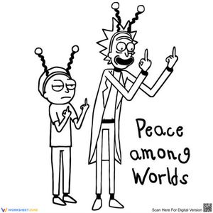 Peaceful Rick and Morty