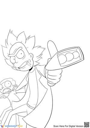 Rick and Morty Coloring Page | Essential Printable Art