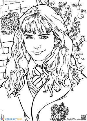 Smiling Hermione