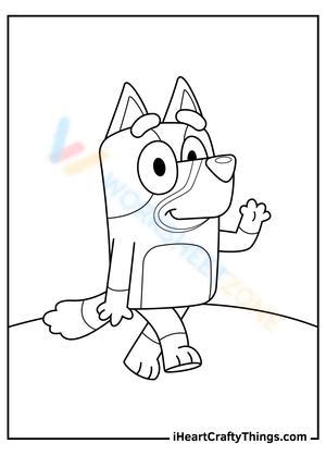 Cute Bluey