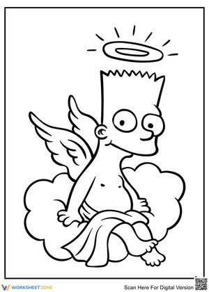 Angel Bart Simpson: A Heavenly Twist