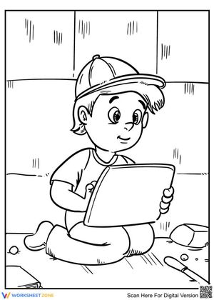 Boy With Tablet: A Digital Learning Activity