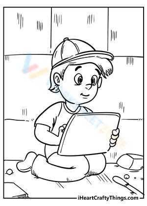 Boy With Tablet: A Digital Learning Activity