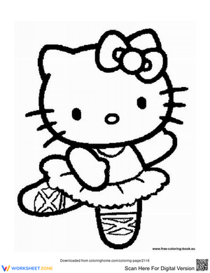 Dancing ballet Hello Kitty