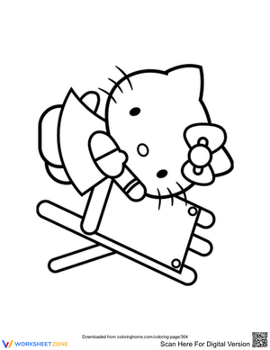 Painting Hello Kitty