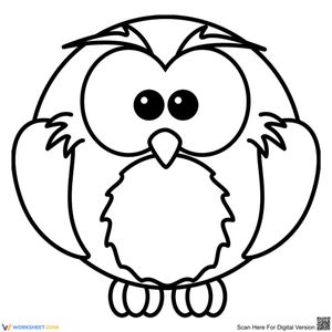 A chubby owl