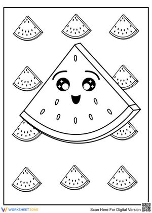 Adorable Watermelon: A Summery Delight