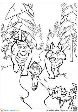 Wolves Protecting Girl: A Story of Loyalty