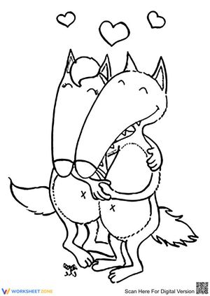 Happy Wolves Worksheet